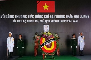 Hành trình đưa linh cữu Chủ tịch Nước Trần Đại Quang qua những tuyến phố tại Ninh Bình