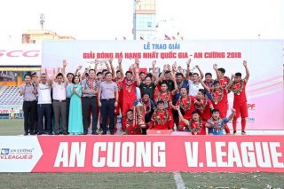 Viettel chính thức lên V-League, CAND rớt xuống Giải Hạng nhì