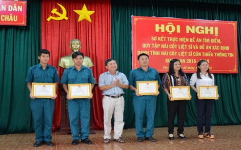 Tân Châu: Tiếp nhận 90 thông tin về khu vực chôn cất liệt sĩ