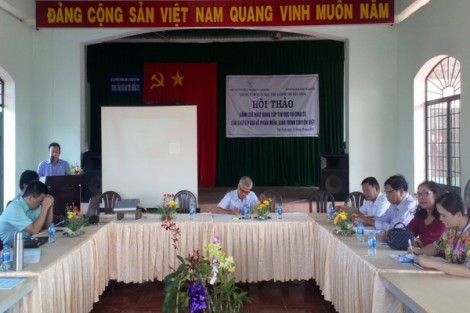 Hội thảo đánh giá hoạt động lớp tin học chuyên biệt dành cho trẻ khiếm thị