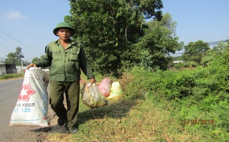 Người cựu chiến binh làm sạch môi trường