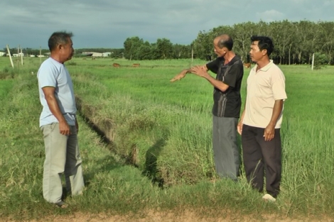 Một tuyến kênh thuộc khu tưới Tân Biên chưa phát huy hiệu quả