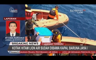 Indonesia tìm thấy hộp đen máy bay JT610