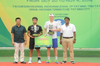 Alcantara/Eriksson vô địch giải quần vợt Vietnam F5 Futures – Hải Đăng Cúp 2018