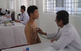 Tân Biên: Trên 400 công dân đủ điều kiện khám sức khoẻ nghĩa vụ quân sự