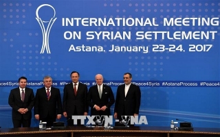 Nga, Thổ Nhĩ Kỳ và Iran ấn định thời điểm tổ chức vòng đàm phán tiếp theo về Syria