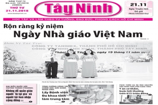 Điểm báo in Tây Ninh ngày 21.11.2018