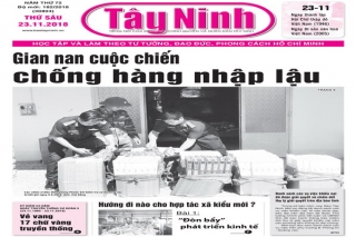 Điểm báo in Tây Ninh ngày 23.11.2018
