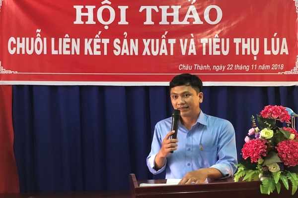 Châu Thành: Hội thảo về chuỗi liên kết sản xuất và tiêu thụ lúa