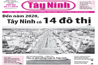 Điểm báo in Tây Ninh ngày 26.11.2018