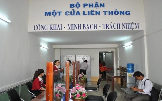 Hướng dẫn giải quyết thủ tục hành chính tại Bộ phận Một cửa