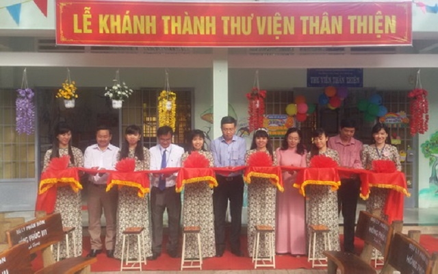 Khánh thành thư viện thân thiện Trường Tiểu học Thị trấn A, huyện Dương Minh Châu