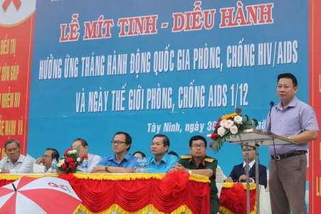 Mít tinh, diễu hành hưởng ứng Tháng hành động Quốc gia phòng chống HIV/AIDS