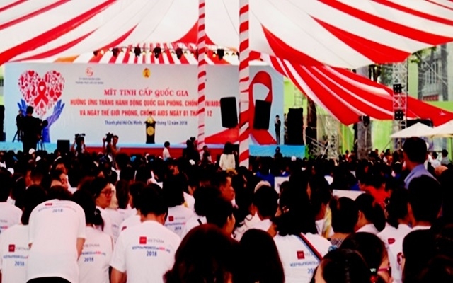 Bộ Y tế: Mít tinh hưởng ứng Tháng hành động quốc gia phòng, chống HIV/AIDS và Ngày Thế giới phòng chống AIDS năm 2018