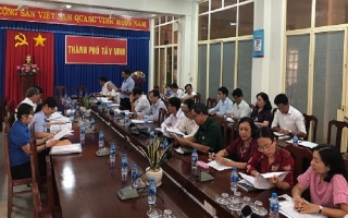 Kiểm tra tiến độ xây dựng nông thôn mới tại thành phố Tây Ninh