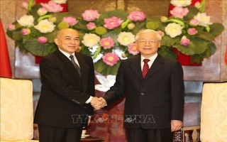 Tổng Bí thư, Chủ tịch nước Nguyễn Phú Trọng: Chuyến thăm nghỉ dưỡng thể hiện tình cảm đặc biệt của Quốc vương Campuchia