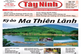 Điểm báo in Tây Ninh ngày 22.12.2018