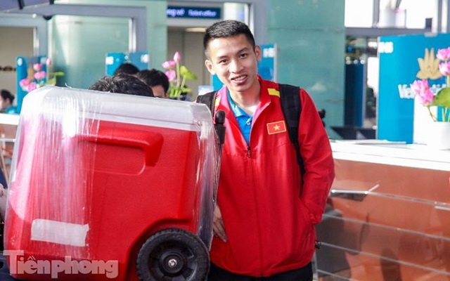 Hình ảnh tuyển Việt Nam lên đường chinh phục Asian Cup 2019