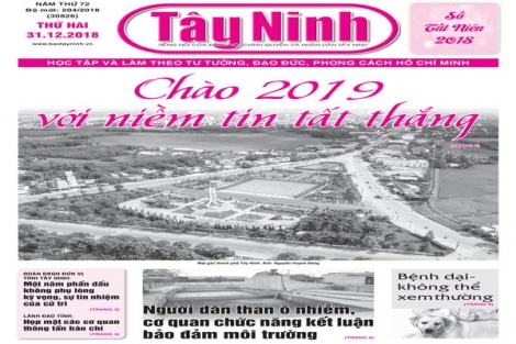 Điểm báo in Tây Ninh ngày 31.12.2018