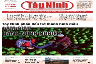 Điểm báo in Tây Ninh ngày 05.01.2019