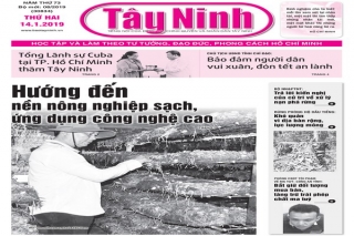 Điểm báo in Tây Ninh ngày 14.01.2019