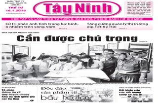 Điểm báo in Tây Ninh ngày 16.01.2019