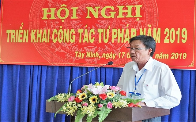 Sở Tư pháp triển khai công tác năm 2019