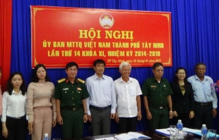 Bầu bổ sung ủy viên UB.MTTQVN thành phố Tây Ninh khóa XI, nhiệm kỳ  2014-2019