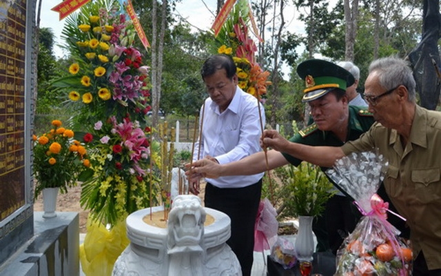 Khánh thành Nhà bia tưởng niệm liệt sĩ Đồn Biên phòng Lò Gò