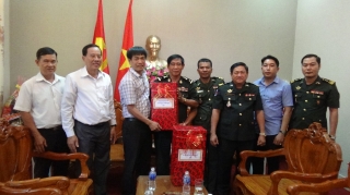 Cục Phát triển Bộ Quốc phòng Campuchia chúc tết lãnh đạo TP.Tây Ninh