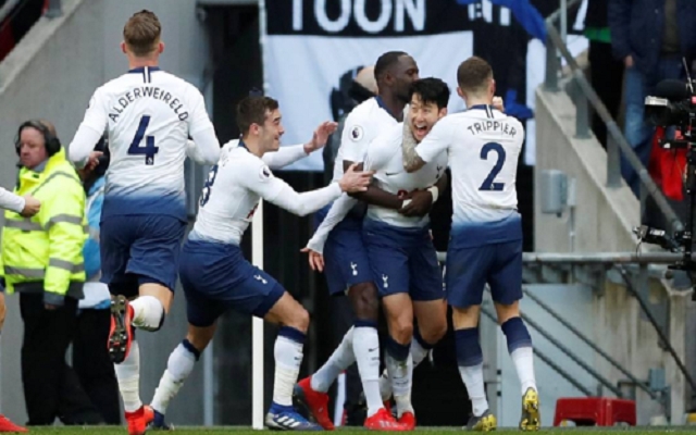 Son Heung-min đưa Tottenham lên nhì bảng