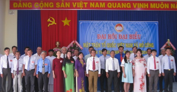 UB.MTTQVN xã Mỏ Công tổ chức Đại hội nhiệm kỳ 2019-2024