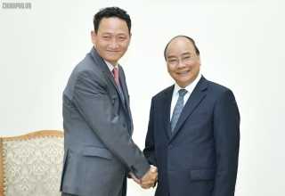 Thủ tướng tiếp Đại sứ Hàn Quốc tại Việt Nam