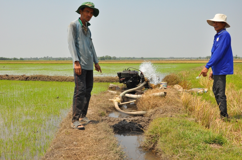 Nông dân gặp khó khăn do thiếu kênh tiêu