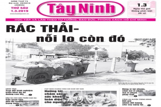 Điểm báo in Tây Ninh ngày 01.03.2019