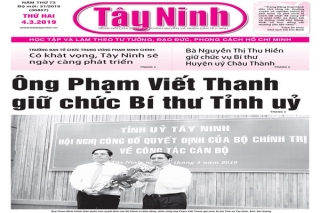 Điểm báo in Tây Ninh ngày 04.03.2019