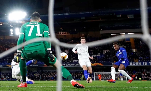 Chelsea đại thắng lượt đi vòng 1/8 Europa League