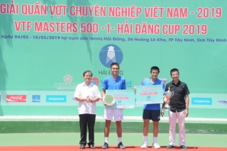 Daniel Nguyễn vô địch đơn nam giải VTF Masters 500 -1