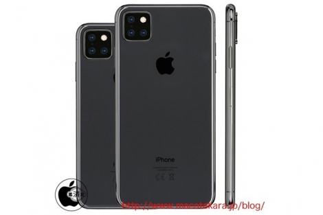 iPhone 11 5,8 inch sẽ trang bị cụm 3 camera vuông