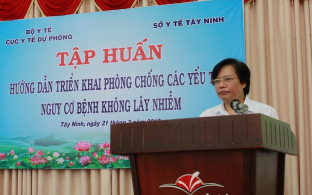 Tập huấn triển khai phòng, chống bệnh không lây nhiễm tại Tây Ninh