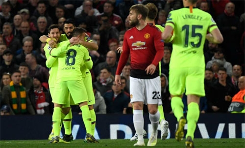 Bàn vào lưới Man Utd đến sau màn đan bóng hoàn hảo của Barca