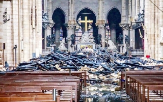 Khó xác định mức thiệt hại và quá trình phục dựng nhà thờ Đức Bà Paris
