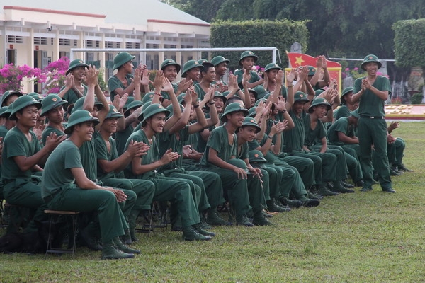 Ngày cuối tuần của chiến sĩ mới