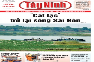 Điểm báo in Tây Ninh ngày 27.04.2019