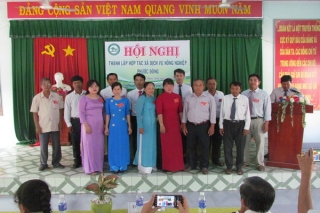 Thành lập HTX dịch vụ nông nghiệp Phước Đông và Long Thành Bắc
