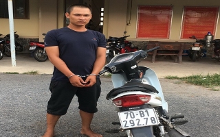 CATP.Tây Ninh: Tạm giữ đối tượng trộm xe mô tô