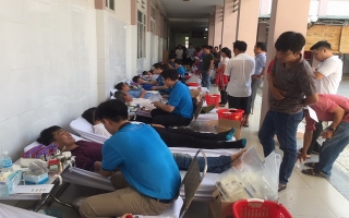 Hoà Thành tổ chức đợt hiến máu nhân đạo lần 2