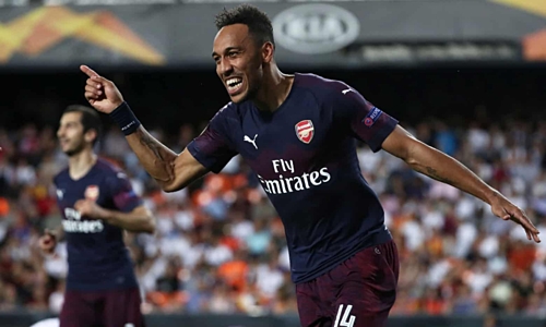 Hat-trick của Aubameyang đưa Arsenal vào chung kết Europa League