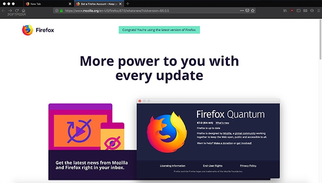 Firefox 67 ra mắt, bổ sung loạt tính năng mới