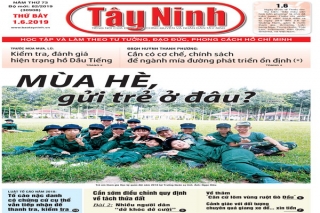 Điểm báo in Tây Ninh ngày 01.06.2019